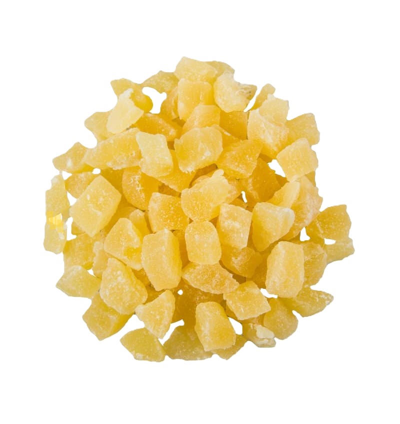 Ananas blokjes gezoet 8-10 mm